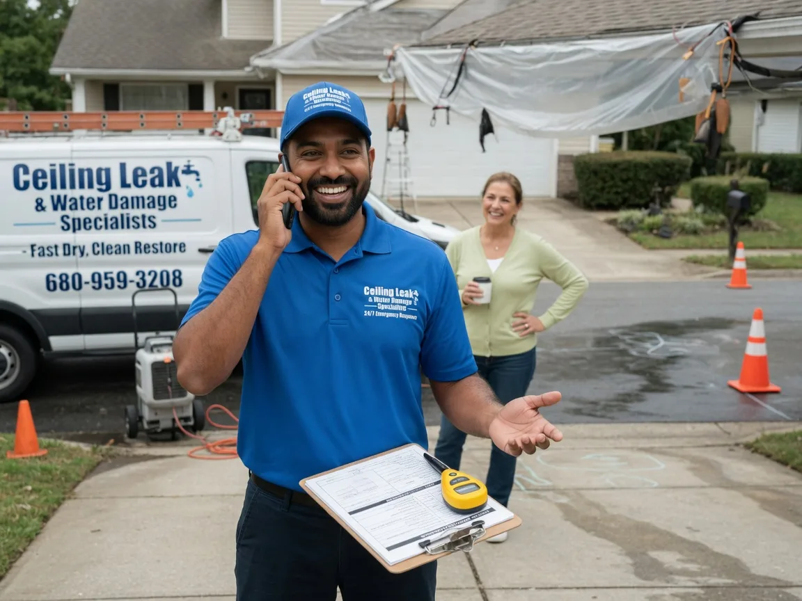 Ceiling Leak Cleanup Gaston, NC FAQs